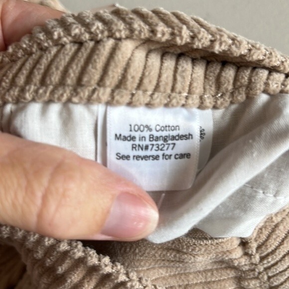 SO High Rise Straight Leg Tan Corduroy Pants NWT Junior Size 9 - Picture 7 of 14